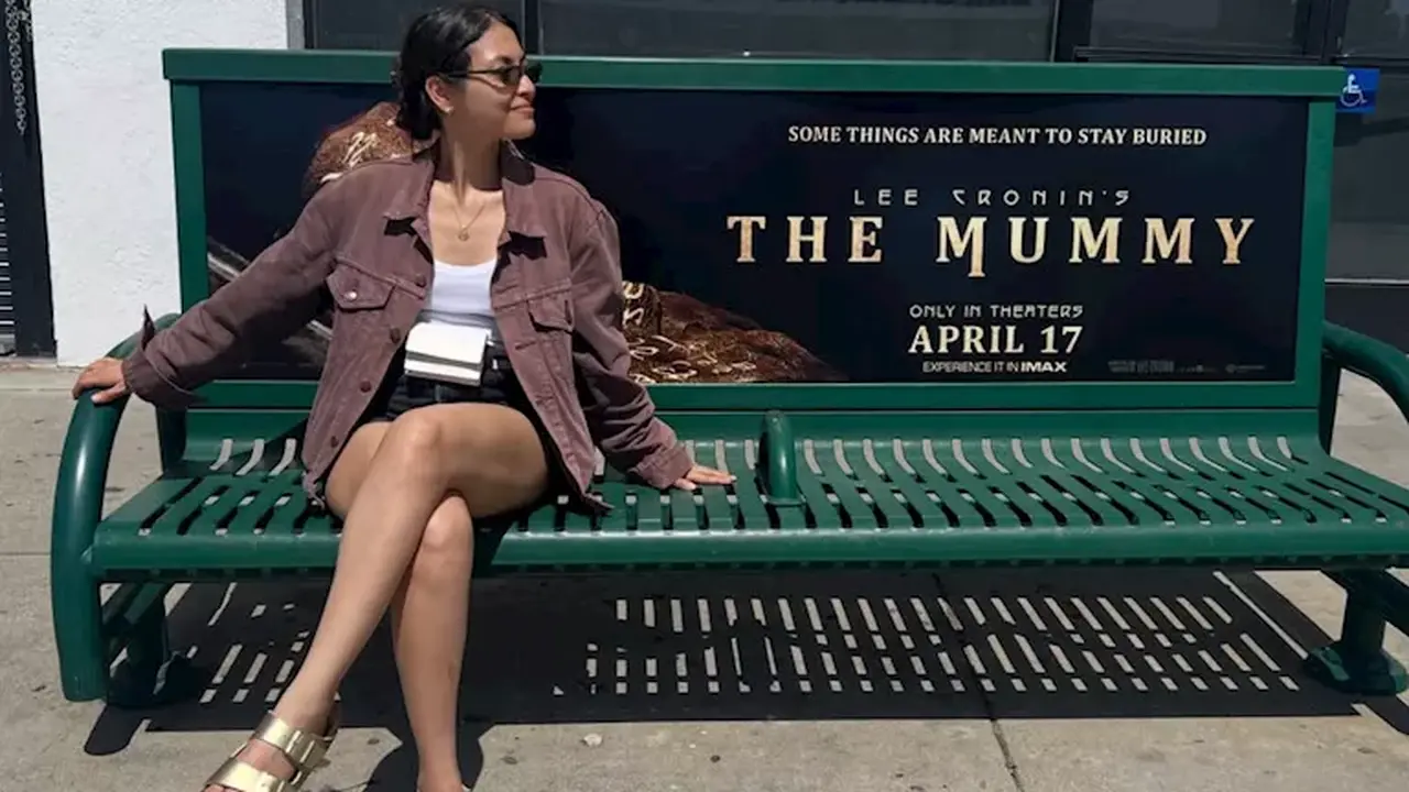 لقطات حصرية.. مي الغيطي ترافق نجوم فيلم The Mummy بلوس أنجلوس